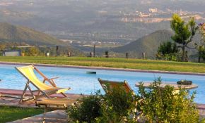 Photo of one of the qonderful swimming pools in Morrano Property | italyrealproperty.com